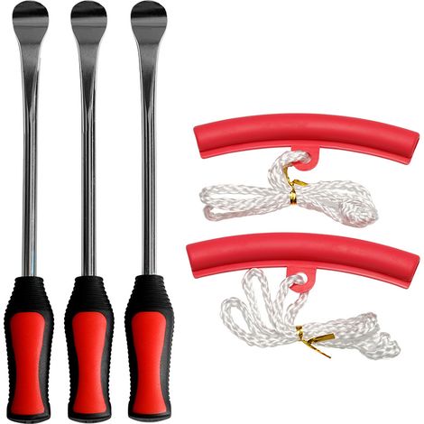 Tournevis démonte-pneu de 14,5 pouces + protection de roue en 3 pièces + kit de tournevis cruciforme - disponible depuis un entrepôt à l'étranger. (1/4)