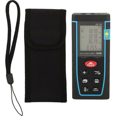 Handlaser-Entfernungsmesser 630–670 nm, hochpräzises Infrarot-Messgerät, 100 m
