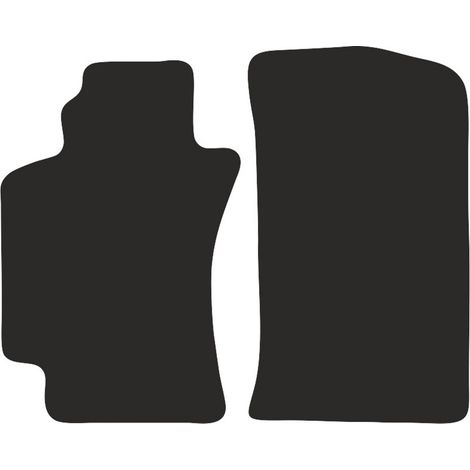 Tapis de sol avant basiques en velours pour : Toyota Avensis I T22 berline, break, liftback, hatchback (1997-2003) (1/2)