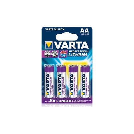 PILE LR6 1.5V MIGNON PROFESSIONAL LITHIUM AA VARTA