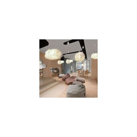 Cellfast – Lustre nuage flottant en plastique et métal – lumière chaude – hauteur réglable 1m – pour espaces de 5 à 10m²