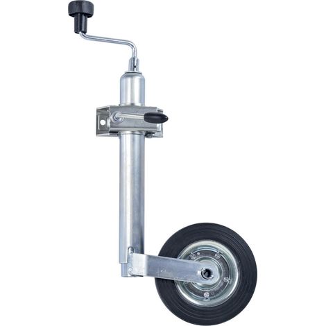 Roue jockey diamètre 200mm - Bride de fixation diamètre 48mm
