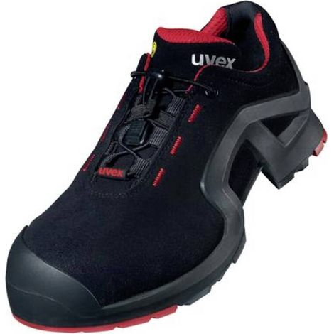 [NEUWERTIG] B-Ware Uvex Halbschuhe Arbeitsschuhe S3 Sicherheitsschuhe Rot Schwarz Weite 11 Größe 48 (1/2)