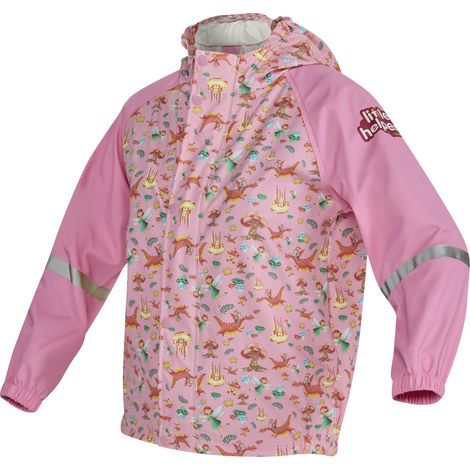 Gebol Regenjacke Little Helpers Märchenwald pink Regenhose (1/2)