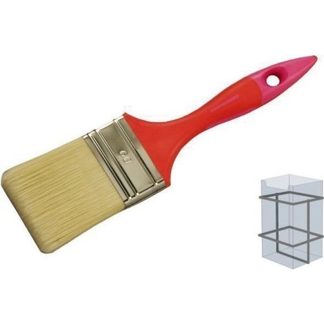 Pinceaux Plats T40 (x12) Application Précise Et Uniforme - Générique