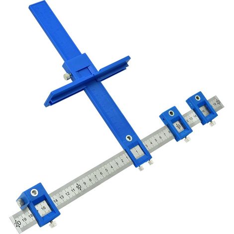 Gabarit de menuisier pour le marquage des trous 410x300mm (40)