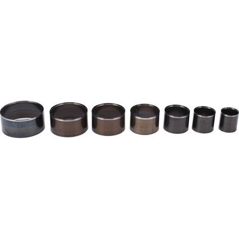 Set mit 7 runden Lederlochern, hohe Härte, scharfer Kohlenstoffstahl, DIY-Lochzange (1/5)