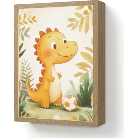 WALL LIGHT Dino - Football - Orange 30x40 cm (1/5)