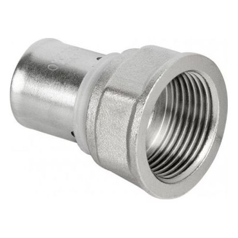 Raccord hydroland pex-gw 20x1/2 latón niquelado acero inox
