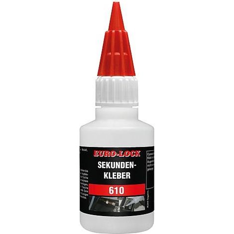 Colle rapide universelle EURO-LOCK E 610, flacon doseur 10g