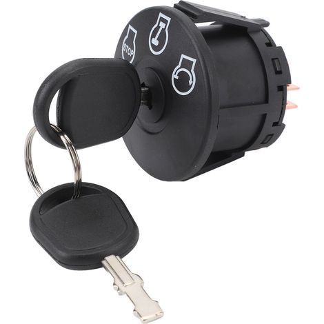 Zoternen Interrupteur d'allumage 03290500 Cylindre de verrouillage de démarrage avec 2 touches Remplacement pour Ariens Waw 34 Zoom Ikon X 42 Tondeuses (1/5)