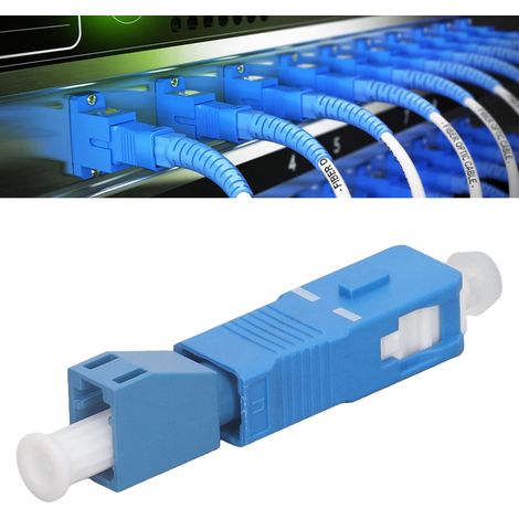 Adaptateur pour stylo à lumière rouge avec wattmètre optique, convertisseur fibre optique, adaptateur SC mâle vers LC femelle (1/5)