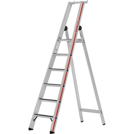 Escabeau 6 marches - Hauteur max. de travail 3.40m - 862606