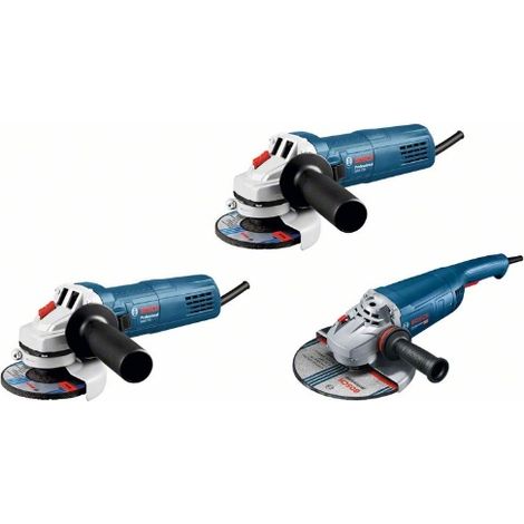 Bosch Professional Set GWS 22-230 J + 2x GWS 750, 2200 W, 125 mm (1/3)