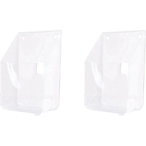 2 cubiertas impermeables y transparentes para timbre inalámbrico