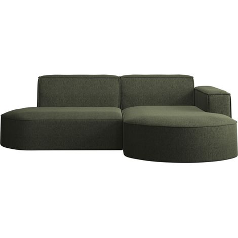 Ecksofa, Sofa L form, Couch L form MODENA L STUDIO stoff Neve Olive Rechts (1/5)