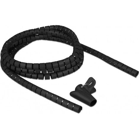 DeLOCK 18835 tubo spiralato nero 2,5 m 15 mm