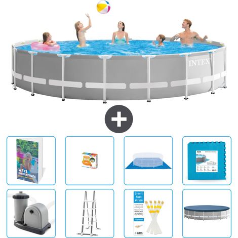 Prism Frame Pool Rund - 549x122 cm - 9-teilig S570