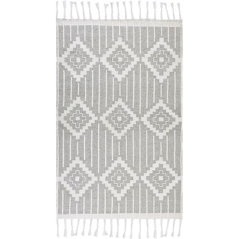 Outdoor Rug TABIAT Grey 140 x 200 cm (1/5)