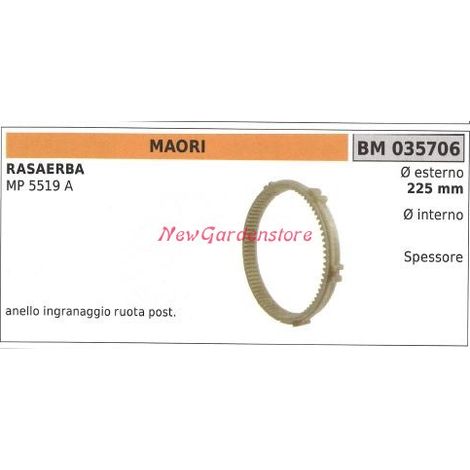 Rueda trasera MAORI cortacésped MP 5519A 035706