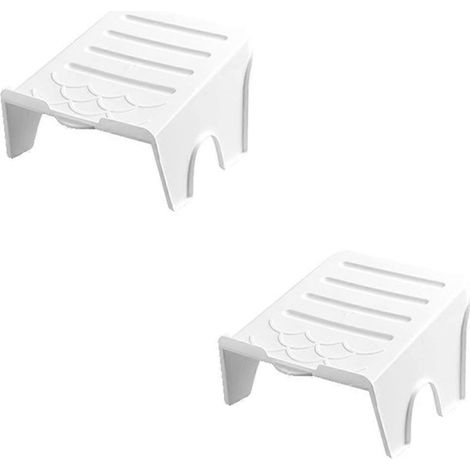 Petit range-chaussures en plastique, organisateur de chaussures et pantoufles de salle de bain, rangement pour chaussures et pantoufles en plastique. Petit range-chaussures (1/5)