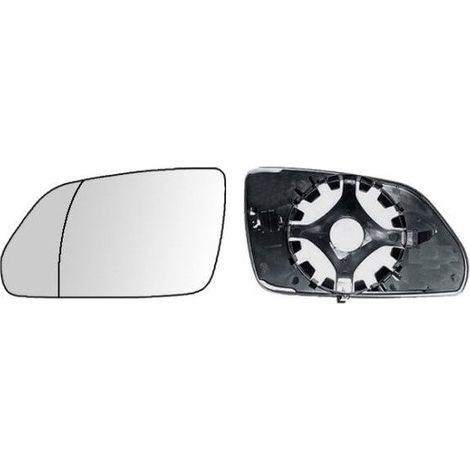 Verre de rétroviseur gauche asphérique Volkswagen Polo 4 2005-2009