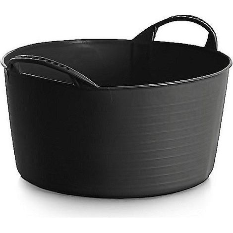 Capazo Agricola 14Lt Polietileno Negro Plasvidavi (1/2)