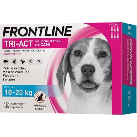 FRONTLINE TRI-ACT 10-20 KG 6 PIPETTE OFF. SPECIALE