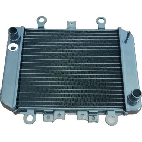 Radiador de aluminio, capacidad de refrigeración mejorada, material duradero de calidad aeronáutica, soldadura TIG de precisión. (1/5)