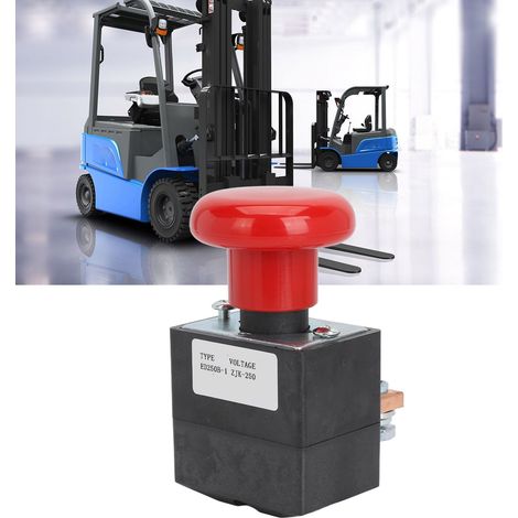 Interrupteur d'arrêt d'urgence DC80V pour chariot élévateur électrique Albright 250A (1/5)