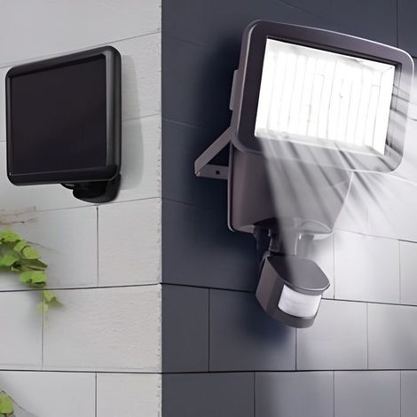 Projecteur solaire 120 led avec détecteur de mouvement -PEL (1/4)