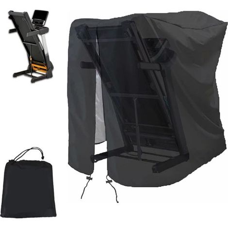 Wasserdichte Laufbandabdeckung Laufband Schutzhülle mit Aufbewahrungstasche wetterfest 117 x 97 x 168 cm Laufbandabdeckung Laufbandabdeckung mit