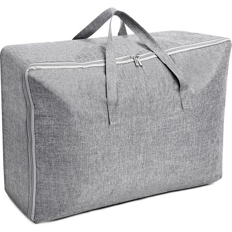 Grand Sac de Rangement 105L, Rangement Sous Lit Pliable Closet Organizer Sac de Rangement pour Couette Imperméable avec Poignées Renforcées (1/5)