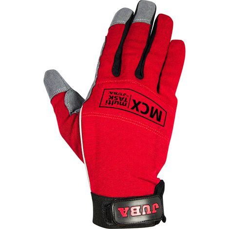 GUANTE CUERO SINT.MECANIX 270R T-08 ROJO - 599539 (1/2)