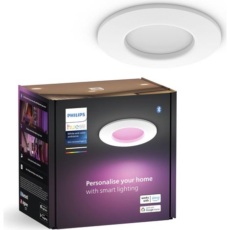 Signify Philips Hue Foco empotrado Slim blanco 1000 lúmenes
