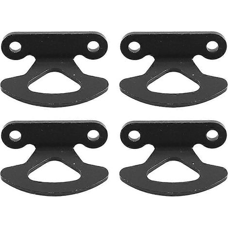Lot de 4 crochets d'arrimage pour plateau de chargement de voiture, compatibles avec les Ford Raptor et F150 (2000-2017).-6.80X5.00X2.00CM-Black