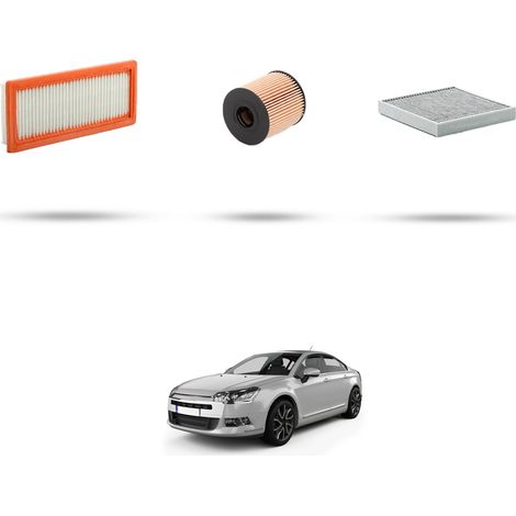 Kit tagliando 3 filtri compatibile con Citroen C5 III 1.6 THP 115kw dal 2009 (1/5)
