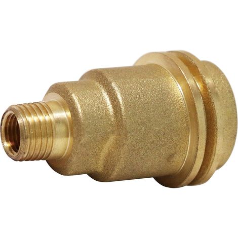 Adaptateur de tuyau pour gaz propane filetage mâle un quart de pouce raccord rapide pour barbecue et chauffage (1/3)