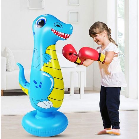 Sac de boxe gonflable sac de sable non-inversable - bleu, 120cm, 1pc (1/3)