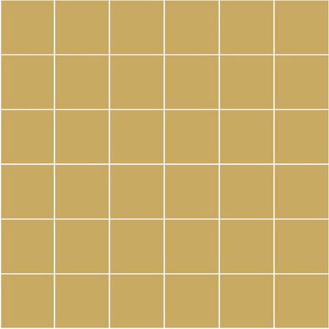 Carrelage TONO Mosaïque 5x5cm Jaune - Mat - boîte de 0.45 m2 - Mosaïque 5x5cm Jaune - boîte de 0.45 m2 - Mosaïque 5x5cm Jaune - boîte Mosaïque 5x5 cm