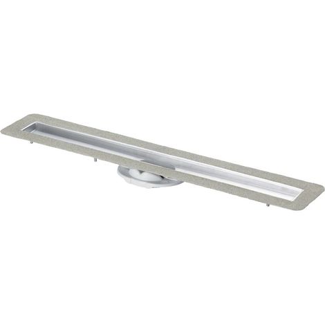 Viega Advantix Duschrinnen-Grundkörper 4982.10, Länge 1200mm, Edelstahl