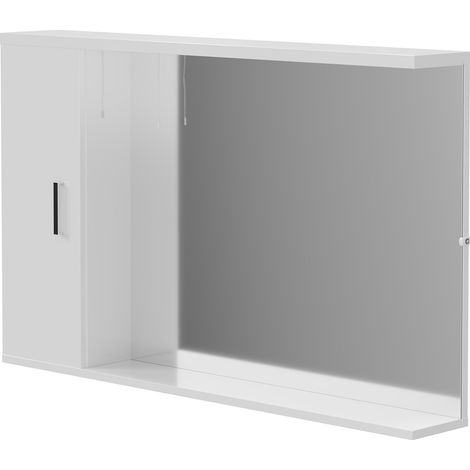 Modena 1200mm x 750mm Downlit Vanity Mirror with Storage (1/5)