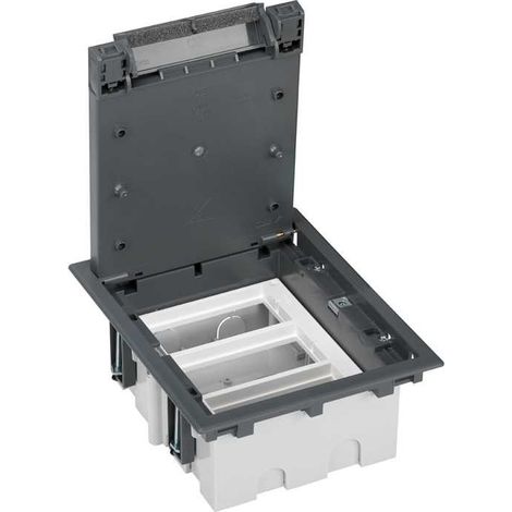 Scatola da pavimento 90mm 3 moduli grigia SIMON 52050103-035