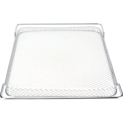 Grille de cuisson multifonctionnelle en acier inoxydable, compatible avec les grilles de four, pour la cuisson et le refroidissement, 36 x 30 cm (1/5)