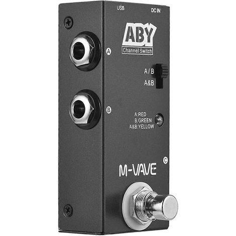 Pédale d'effet guitare miniature ABY Line Selector AB Switch (1/5)