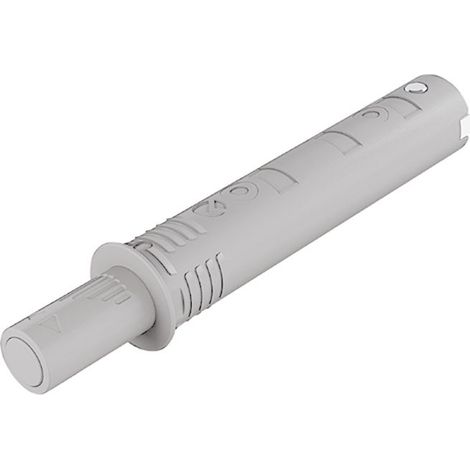 K-Push Tech Druckschnapper Schubladendämpfer mit Puffer Hub 14 mm grau