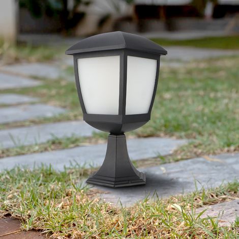 IluminaShop - Baliza Farol Negro House (1/3)