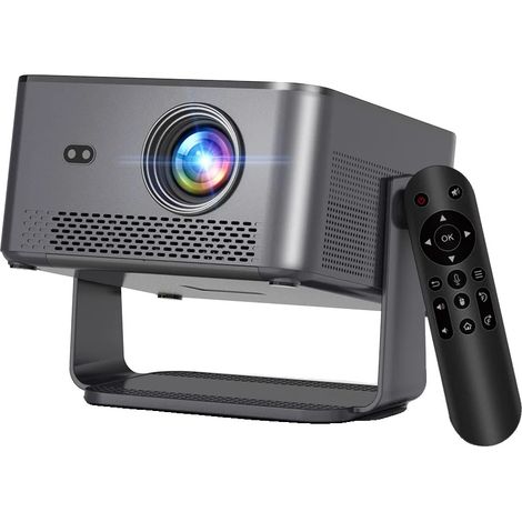 Proyector, resolución 1080p, conectividad inteligente, HY450MAX-B, enchufe europeo de 100V-240V. (1/2)