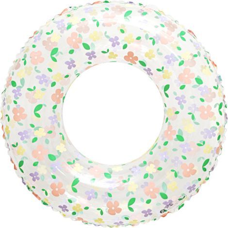 Niedliche aufblasbare Schwimmhilfen – geeignet für Erwachsene und Jugendliche, ideal für Pools und Strände. Aufgeblasen: Außendurchmesser: 58 cm, Außendurchmesser: 26 cm (1/5)