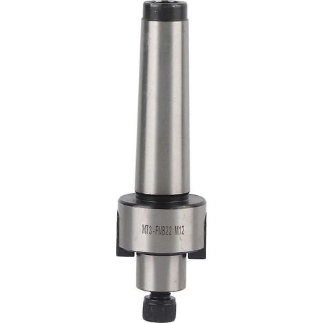 Porte-outil conique fileté M12, porte-outil conique pour arbre de fraisage, longueur 138 mm, rainure 22 mm, MT3-FMB22 (1/4)